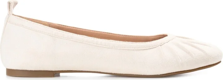 Journee Collection Women's Tannya Ruched Ballet Flats - Image 2