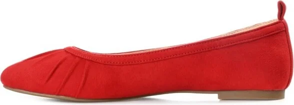 Journee Collection Women's Tannya Slip On Round Toe Ballet Flats Bone - Image 4