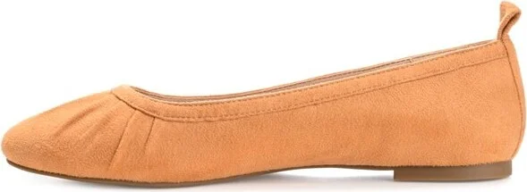 Journee Collection Women's Tannya Slip On Round Toe Ballet Flats Bone - Image 6