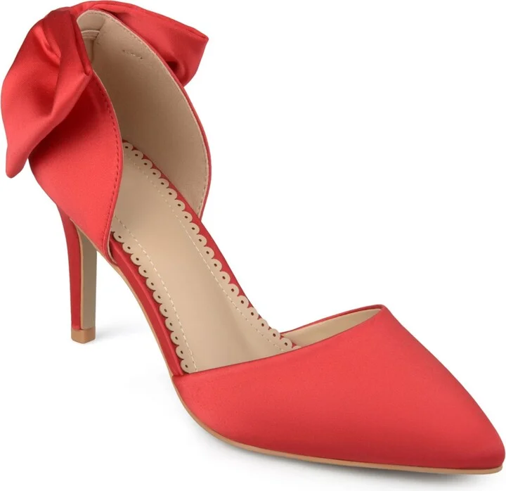 Journee Collection Women's Tanzi Bow Stilettos