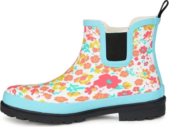 Journee Collection Women's Tekoa Block Heel Rain Boots Black - Image 4