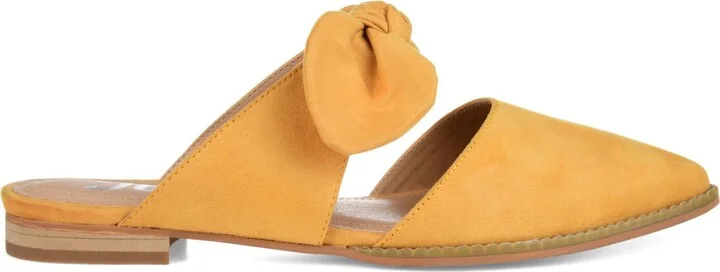 Journee Collection Women's Telulah Bow Slip On Flat Mules - Image 2