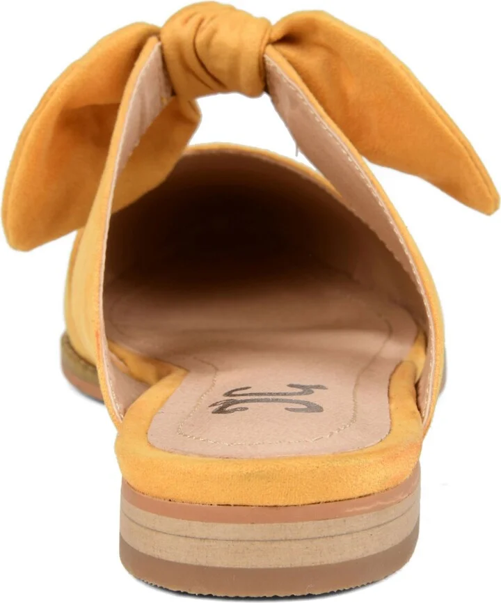 Journee Collection Women's Telulah Bow Slip On Flat Mules - Image 3