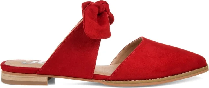 Journee Collection Women's Telulah Bow Slip On Flat Mules - Image 7