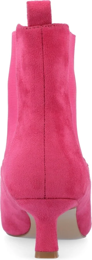 Journee Collection Women's Tenlee Pointed Toe Kitten Heel Dress Booties - Image 3