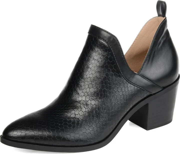 Journee Collection Womens Terri Bootie Black 5.5 M