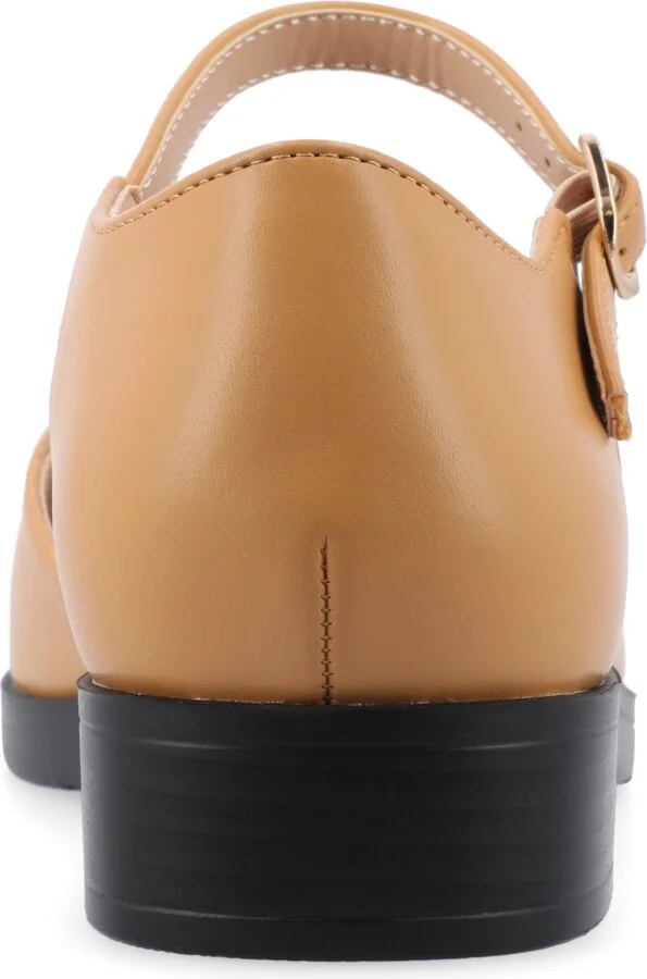 Journee Collection Women's Tesley Cap Toe Flats - Image 3