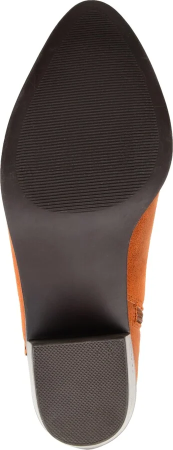 Journee Collection Women's Tessa Scalloped Block Heel Booties - Image 5