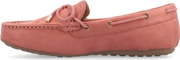 Journee Collection Women's Thatch Comfort Insole Slip On Round Toe Loafer Flats Mauve - Image 2
