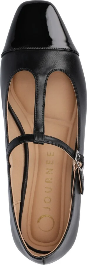 Journee Collection Women's Theah T-Strap Cap Toe Mary Jane Flats - Image 8