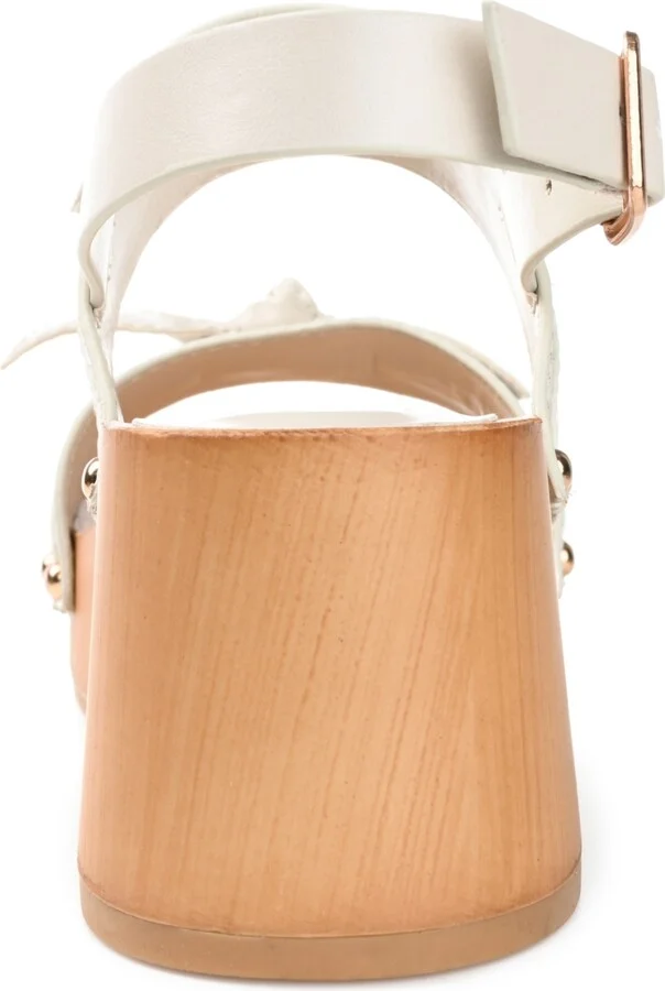 Journee Collection Women's Tia Bow Detail Platform Sandals - Image 3