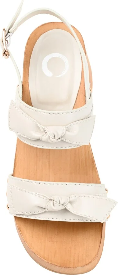 Journee Collection Women's Tia Bow Detail Platform Sandals - Image 4