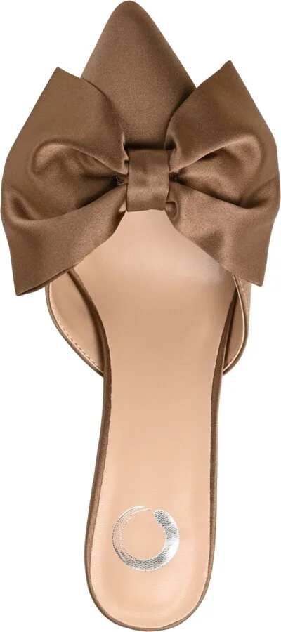 Journee Collection Women's Tiarra Bow Heels - Image 5