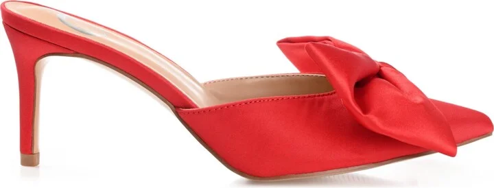 Journee Collection Women's Tiarra Bow Heels - Image 8