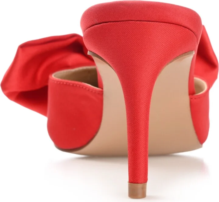 Journee Collection Women's Tiarra Bow Heels - Image 9