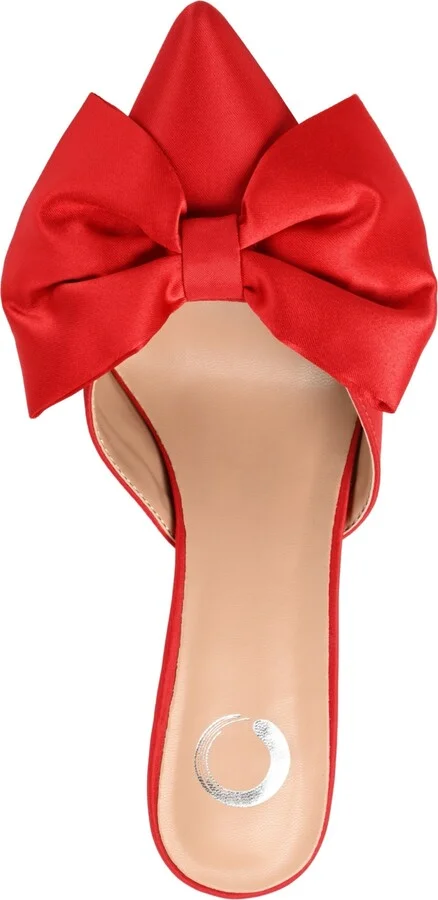 Journee Collection Women's Tiarra Bow Heels - Image 10