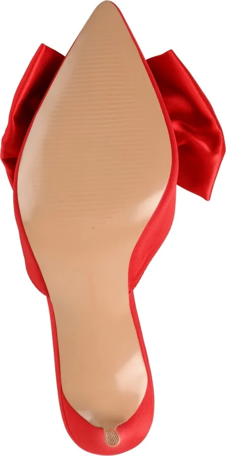 Journee Collection Women's Tiarra Bow Heels - Image 11