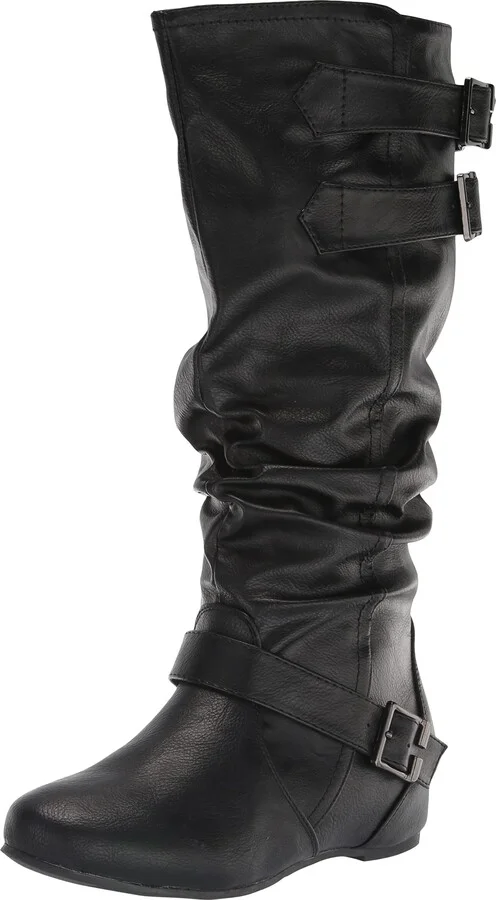 Journee Collection Womens Tiffany Boot - Wide Calf Black 11 M