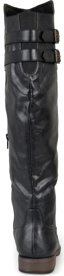 Journee Collection Women's Tori Extra Wide Calf Knee High Riding Boots - Image 3