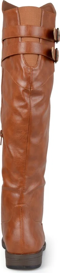 Journee Collection Women's Tori Extra Wide Calf Knee High Riding Boots - Image 7
