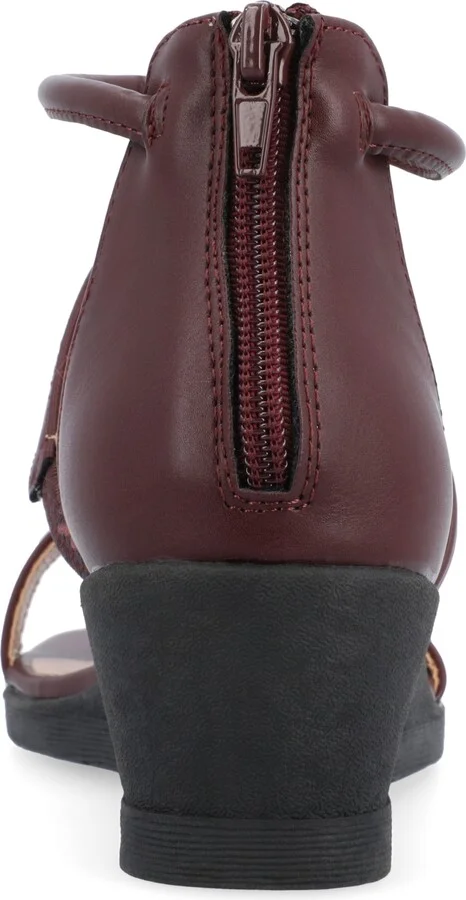 Journee Collection Women's Trayle Wedge Sandals - Image 3