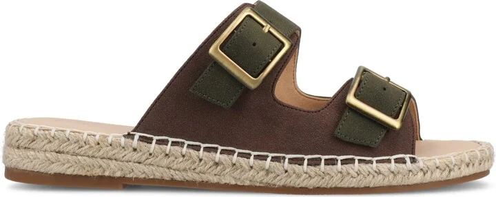 Journee Collection Women's Tresah Double Strap Espadrille Sandals - Image 2