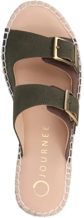 Journee Collection Women's Tresah Double Strap Espadrille Sandals - Image 4