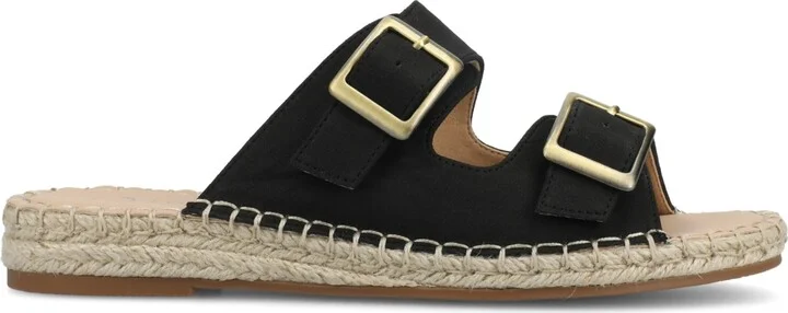 Journee Collection Women's Tresah Double Strap Espadrille Sandals - Image 7