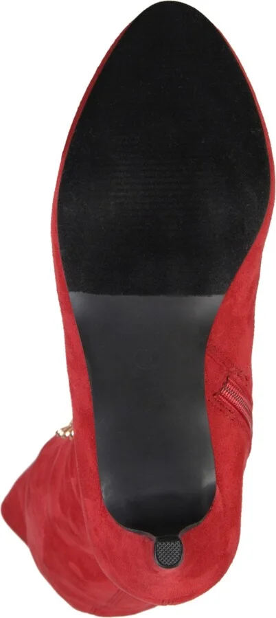 Journee Collection Women's Trill Lace Up Over The Knee Dress Boots - Image 5