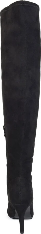 Journee Collection Women's Trill Lace Up Over The Knee Dress Boots - Image 8