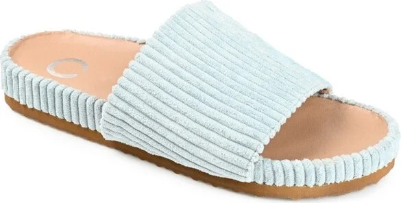 Journee Collection Women's Tru Comfort Foam Aveline Slipper Blue 12