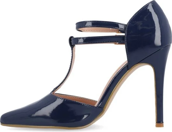 Journee Collection Women's Tru Pointed Toe High Stiletto Pumps Black - Image 7