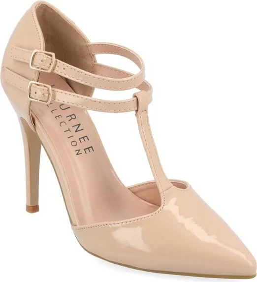 Journee Collection Women's Tru Pointed Toe High Stiletto Pumps Black