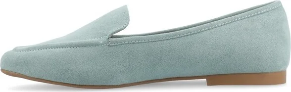 Journee Collection Women's Tullie Slip On Square Toe Loafer Flats Beige - Image 4