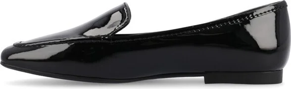 Journee Collection Women's Tullie Slip On Square Toe Loafer Flats Beige - Image 7