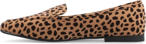 Journee Collection Women's Tullie Slip On Square Toe Loafer Flats Beige - Image 8
