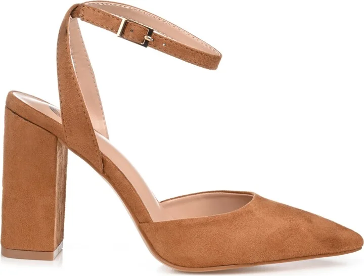 Journee Collection Women's Tyyra Ankle Strap Block Heel Pumps - Image 2