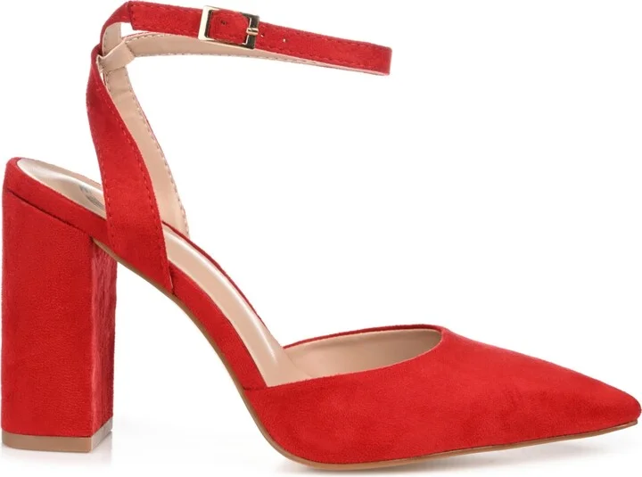 Journee Collection Women's Tyyra Ankle Strap Block Heel Pumps - Image 7