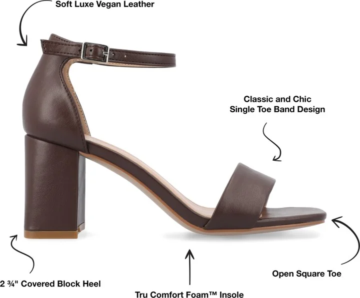 Journee Collection Women's Valenncia Ankle Strap Sandals - Image 6