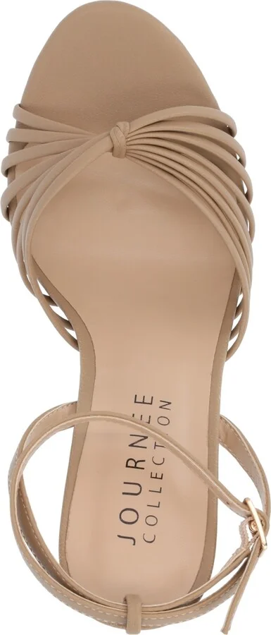 Journee Collection Women's Vanita Stiletto Strappy Dress Sandals - Image 4
