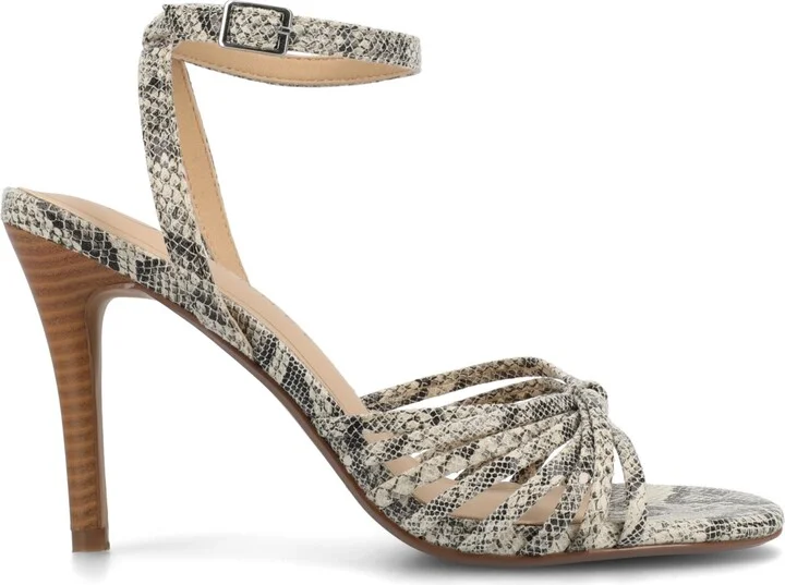 Journee Collection Women's Vanita Stiletto Strappy Dress Sandals - Image 6