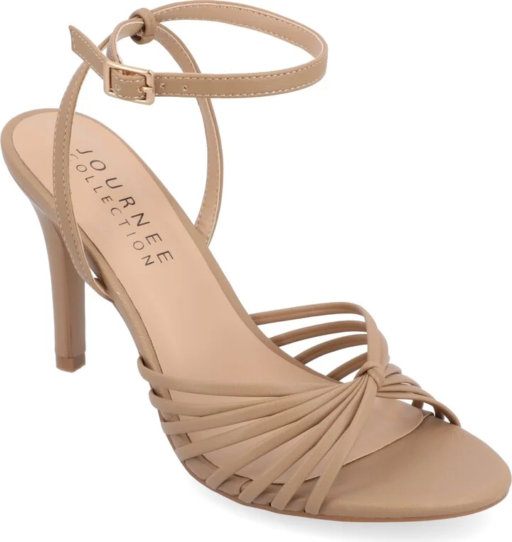 Journee Collection Women's Vanita Stiletto Strappy Dress Sandals
