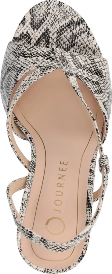 Journee Collection Women's Varra Crossover Strap Dress Sandals - Image 9