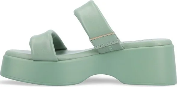 Journee Collection Women's Veradie Slip On Platform Sandals Tan - Image 3