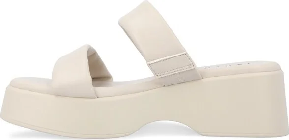 Journee Collection Women's Veradie Slip On Platform Sandals Tan - Image 5