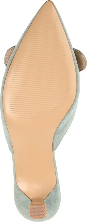 Journee Collection Women's Vianna Buckle Slip On Heels - Image 5