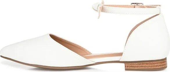 Journee Collection Women's Vielo Ballet Almond Toe Buckle Flats Tan - Image 6