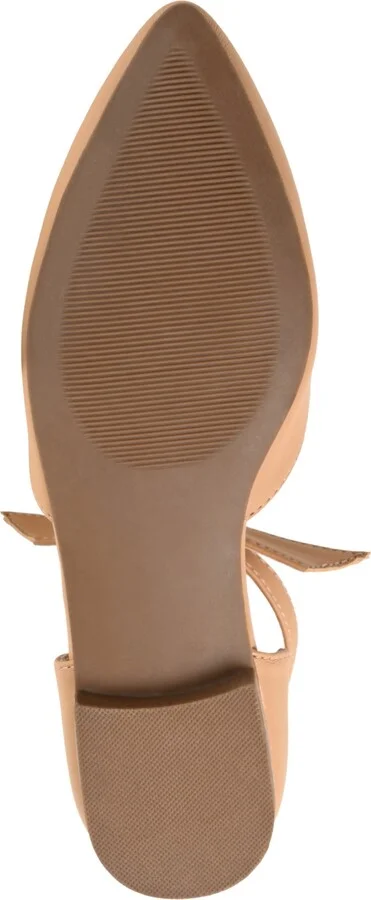 Journee Collection Women's Vielo Bow Ankle Strap Flats - Image 5