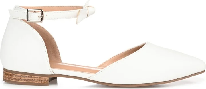 Journee Collection Women's Vielo Bow Ankle Strap Flats - Image 6
