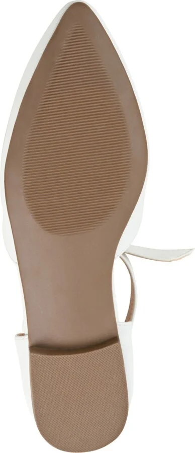 Journee Collection Women's Vielo Bow Ankle Strap Flats - Image 9